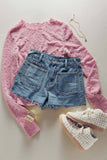 Patch Pocket Denim Shorts