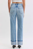 Super High Rise Dad Jean with Cuff