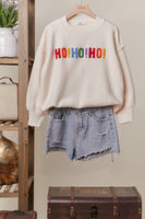 Christmas Lettering Sweater (Cream)