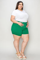 Judy Blue Tummy Control Green Denim Shorts (Website Exclusive)