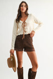 Pointelle Knit Sweater