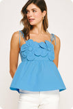 Rosie Flower Poplin Top
