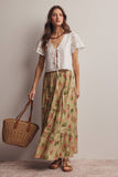 Beatrix Maxi Skirt: Sage Green