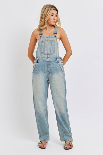 Boho Low Waisted 90's Baggy Overalls