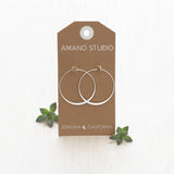 1.5" Classic Hoop Earrings