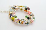 Jill Colorful Beaded Clasp Bracelets- Mariposa