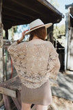 Crochet Petal Kimono Wrap 🌼