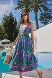 York Tropical Midi Dress