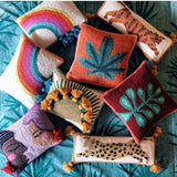 Tiger with Tassels Hook Pillow - Jungalow