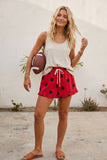 Gameday Ruffle Hem Polka Dot Shorts (UK or U of L)