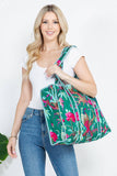 Bird Quilted Tote Bag