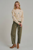 Nina Embroidered Jeans