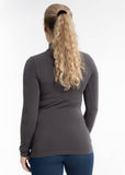 One Size | Signature Stretch Long Sleeve Mockneck Turtleneck (MANY COLORS)