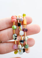 Jill Colorful Beaded Clasp Bracelets- Mariposa