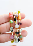Jill Colorful Beaded Clasp Bracelets- Mariposa