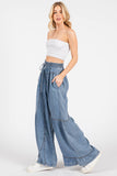Penny Palazzo Chambray Pants