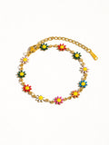 Lea 18K Non-Tarnish Daisy Chain Bracelet