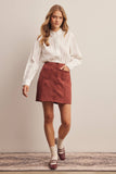 Alayna Suede Mini Skirt