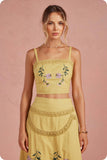 Embroidered Floral Set