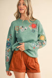Clara Floral Sweater