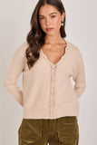 Essential Lace Trimmed Cardi