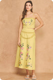 Embroidered Floral Set