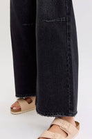 High Rise Crop Wide Leg