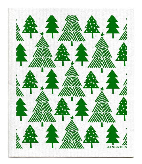 Swedish Dishcloth - Christmas Forest