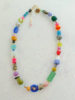 Winona Bright Colorful Beaded Necklace