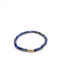 Gemma II Handmade Semiprecious 4mm Gemstone Stretch Bracelet