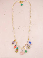 Vivi Dainty Colorful Charm Beaded Necklace