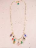 Vivi Dainty Colorful Charm Beaded Necklace