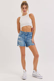 Mid Rise Boyfriend Short