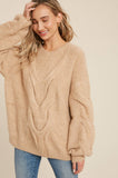Spiral Twist Pullover