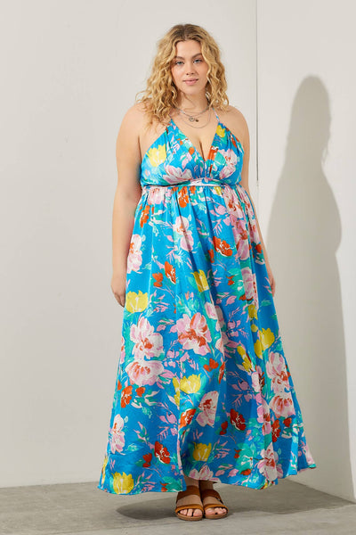 Cecilia Satin Plus Size Dress