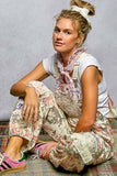 Lace Trimmed Overalls