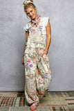 Lace Trimmed Overalls