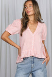 Dorothy Ann Gingham Top (Three Colors!)