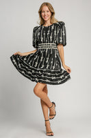 (Website Exclusive) Ribbon Print Dress by Umgee