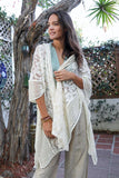 Floral Pattern Long Kimono
