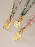 Islay 18K Gold Non-Tarnish Bobo Natural Stone Necklace