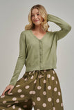 Essential Lace Trimmed Cardi