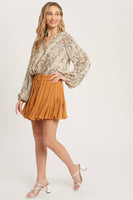 Ruffled Swing Skirt