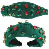 Christmas Themed Jewel Embellished Headband