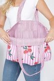 Cherry Reversible Quilted Cotton Tote Bag