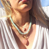 Elle Stone Heart Necklace