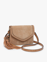 Sloane Suede Whipstitch Crossbody