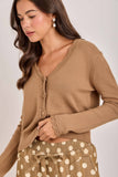 Essential Lace Trimmed Cardi