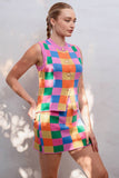 Checkmate Knit Tank + Skirt Set