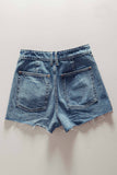 Patch Pocket Denim Shorts